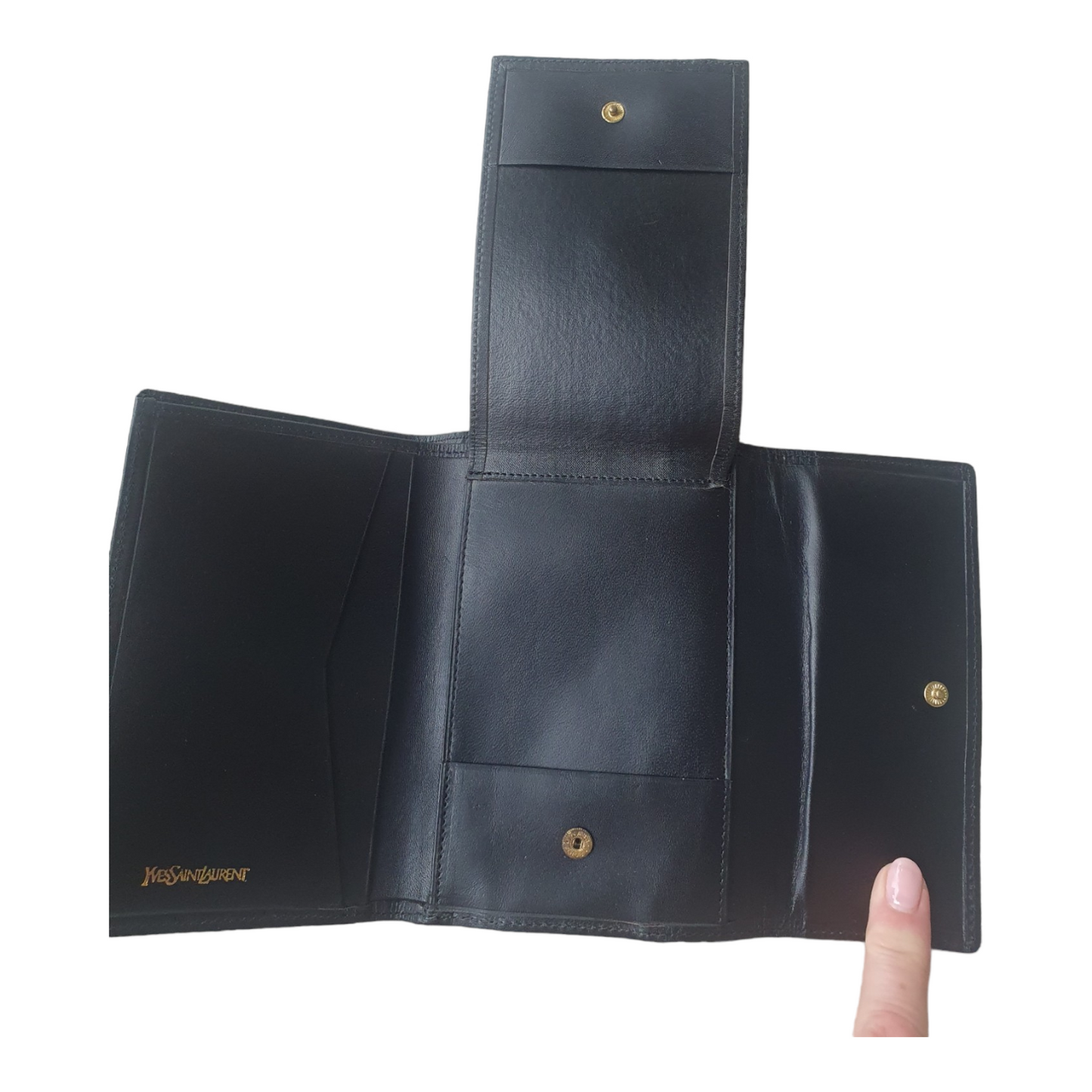 YSL vintage Black wallet