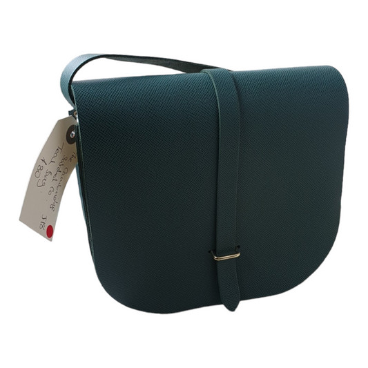 The Satchel Company,  large Saddle bag, teal leather