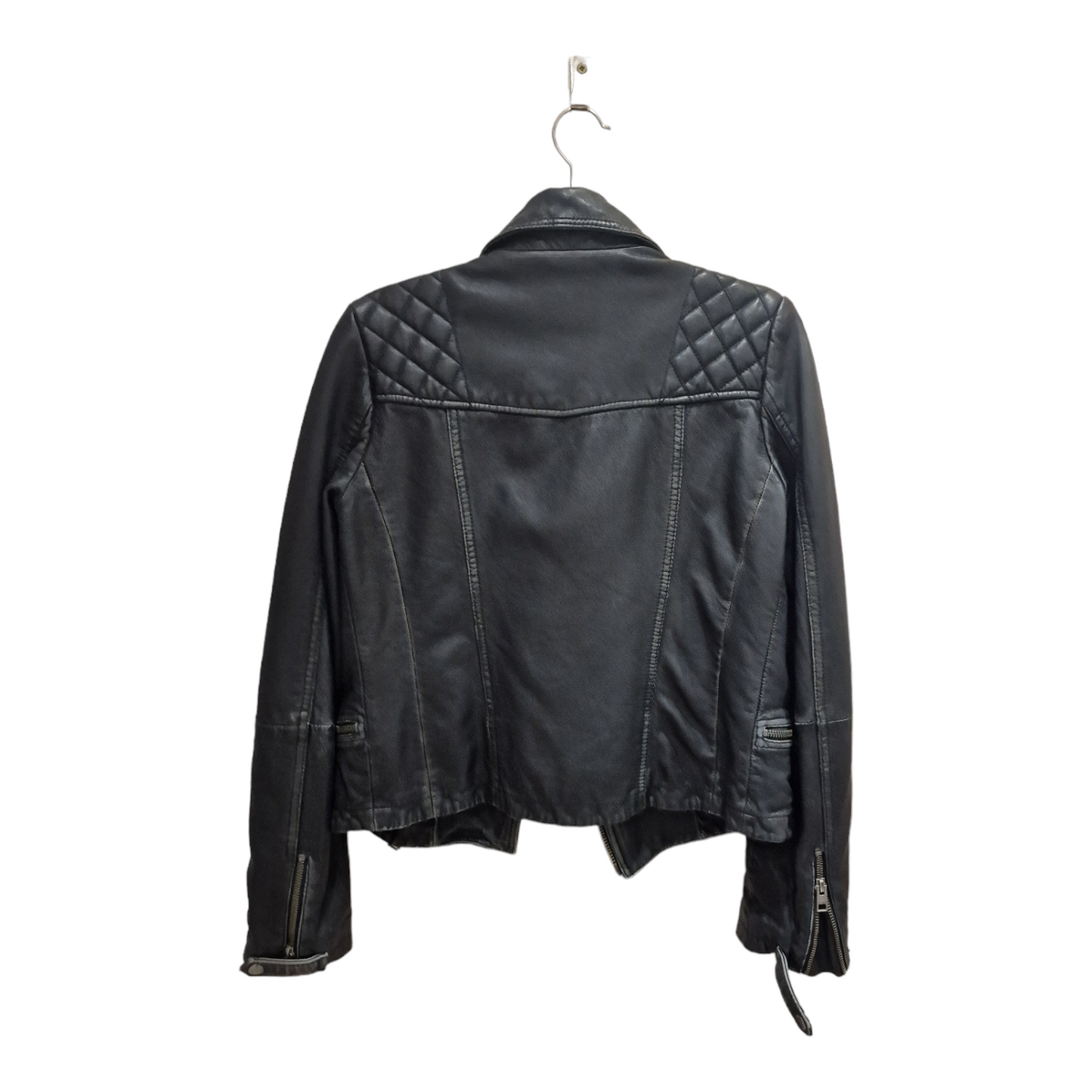 All Saint's Black Cargo Biker Jacket, size 6