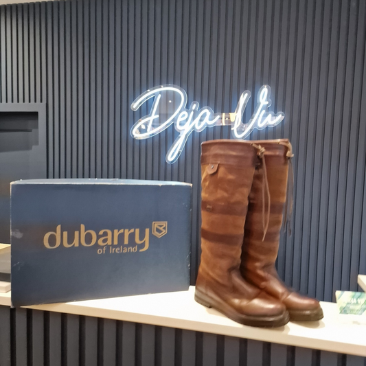 Dubarry Galway boots, walnut, size 5