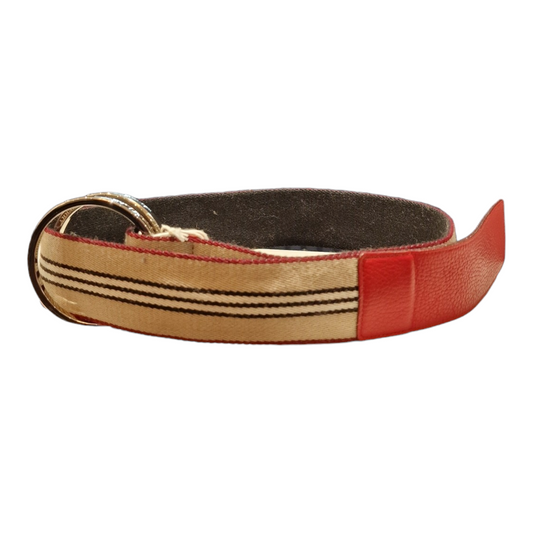 Burberry Canvas and leather belt, size 12-16