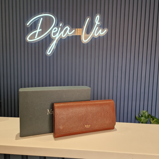 Mulberry Continental Wallet, Oak