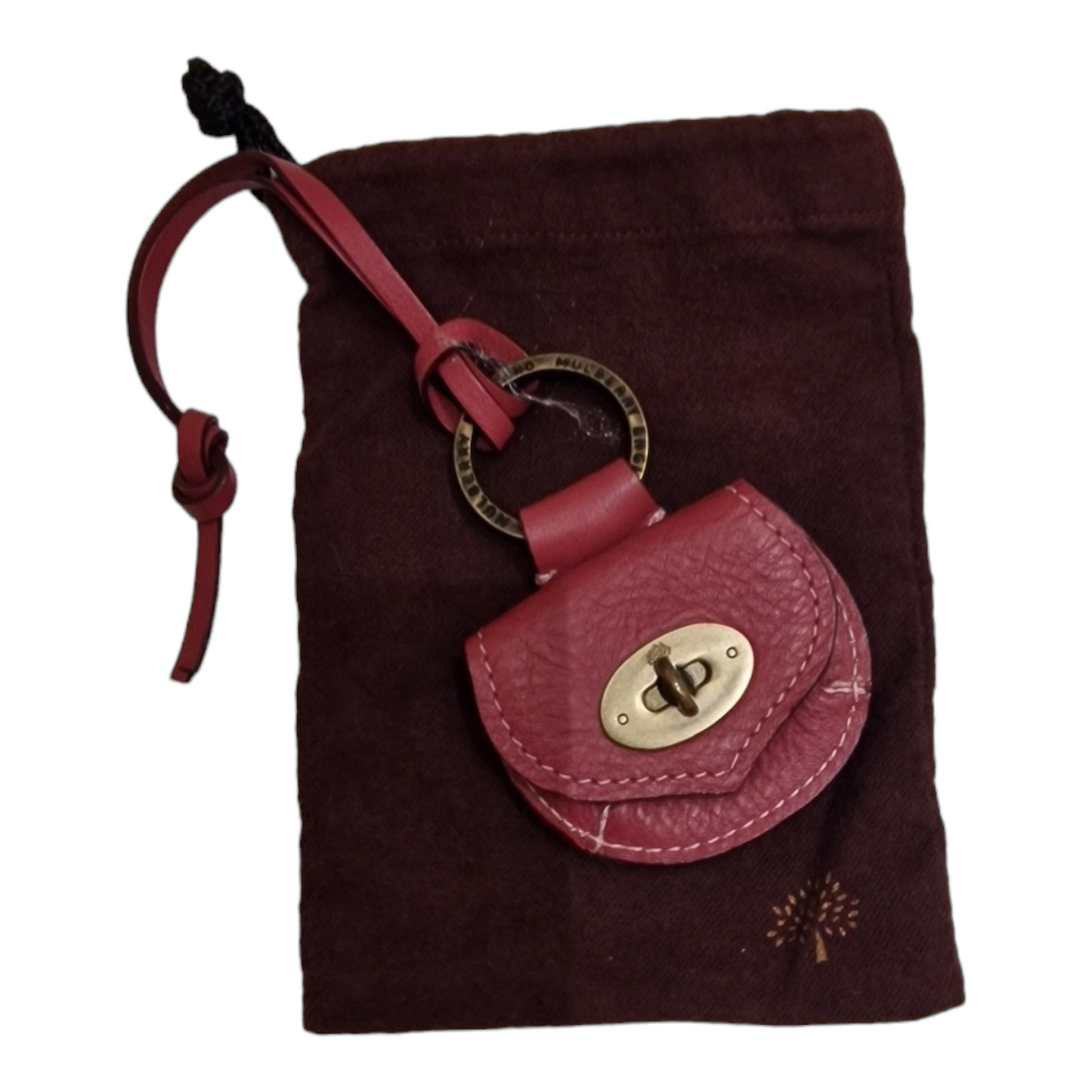 Mulberry Handbag charm/keyring, Rose