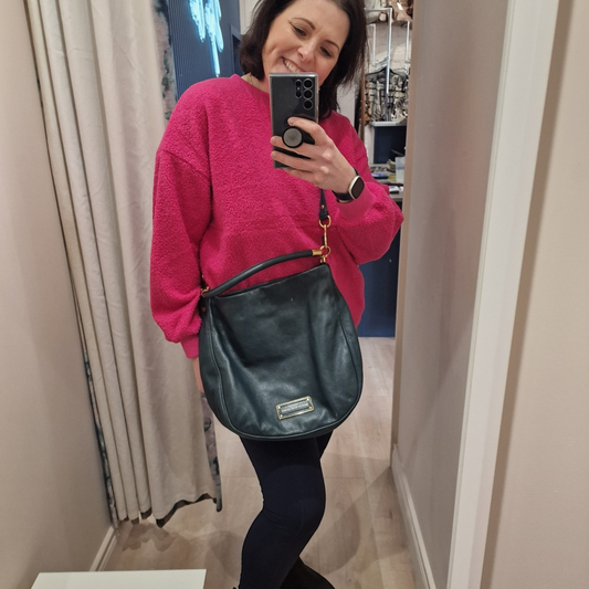 Marc Jacobs 'too hot to handle', green handbag