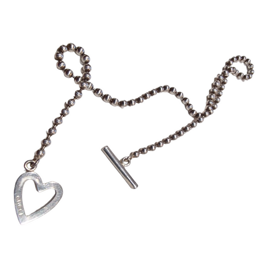 Gucci Silver heart necklace
