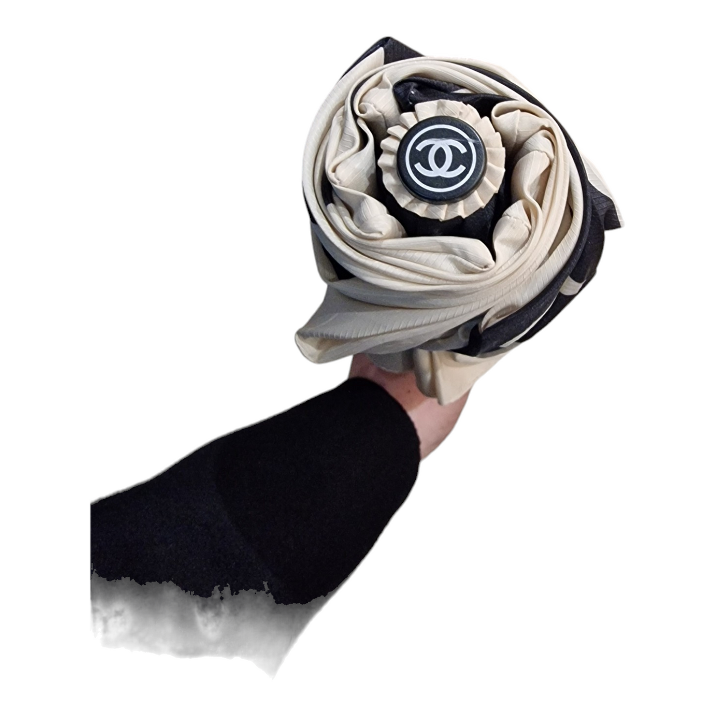 Chanel Camellia logo Umbrella