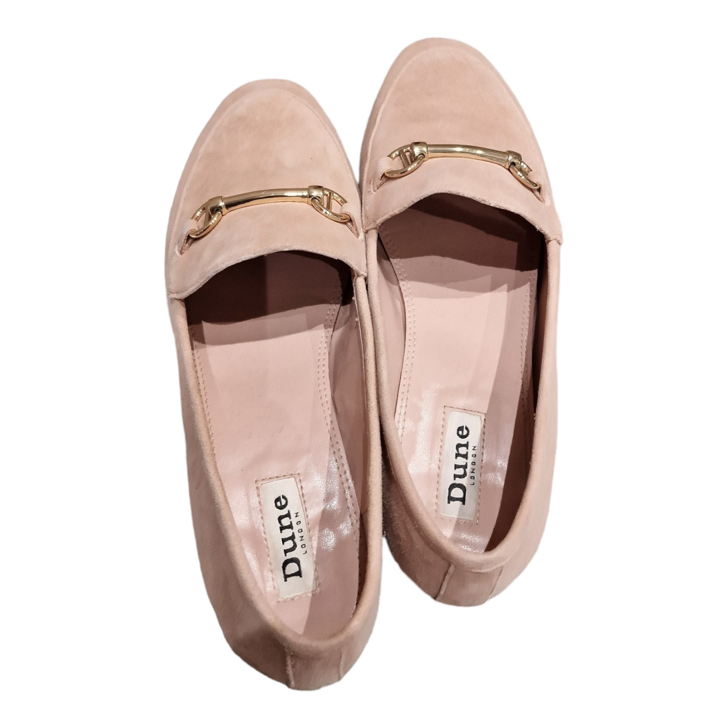 Dune Blush Suede Shoes, size 5