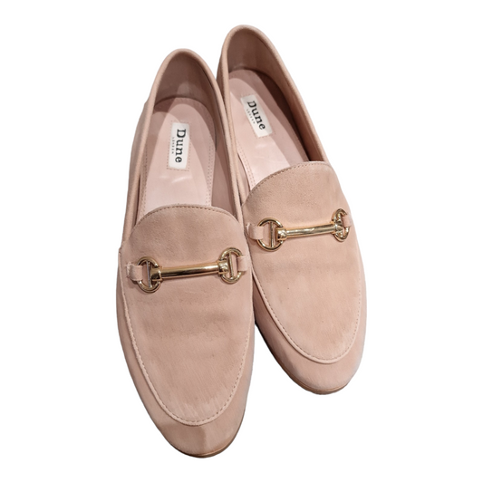 Dune Blush Suede Shoes, size 5