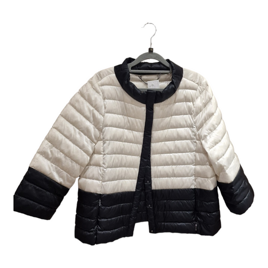 Weekend Max Mara Cream and Black padded jacket, size 16