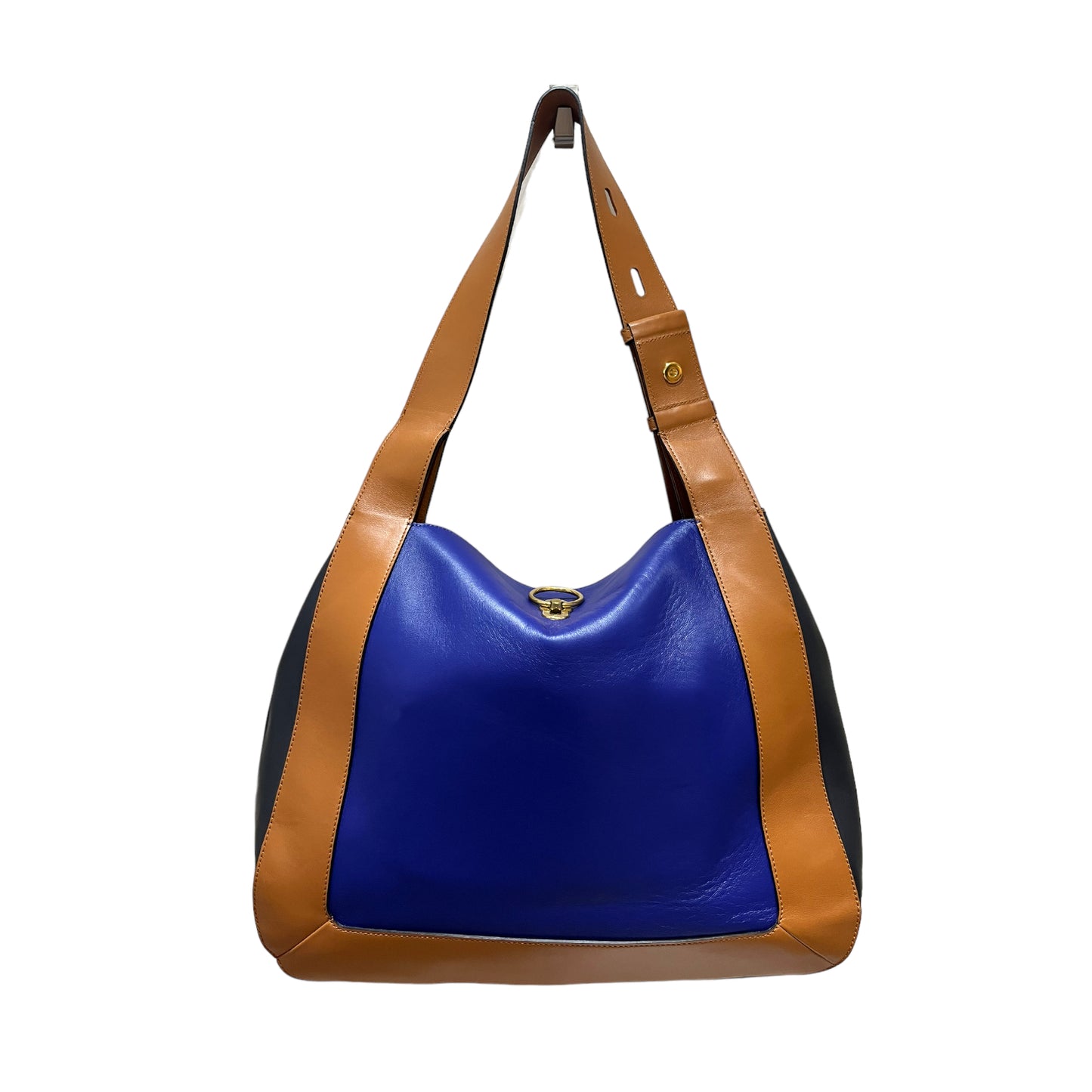 Mulberry Blue, Tan and Black Marloes Hobo Bag