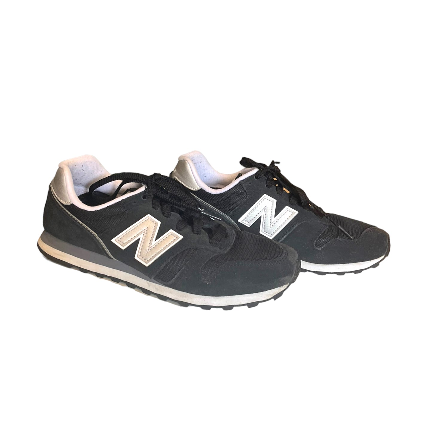New Balance Black Suede Trainers