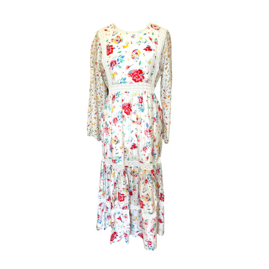 Lily and Lionel White Floral Dress