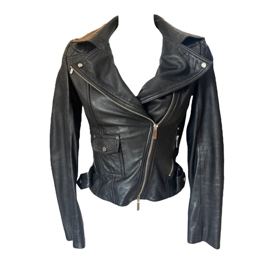 Karen Millen Black Leather Jacket