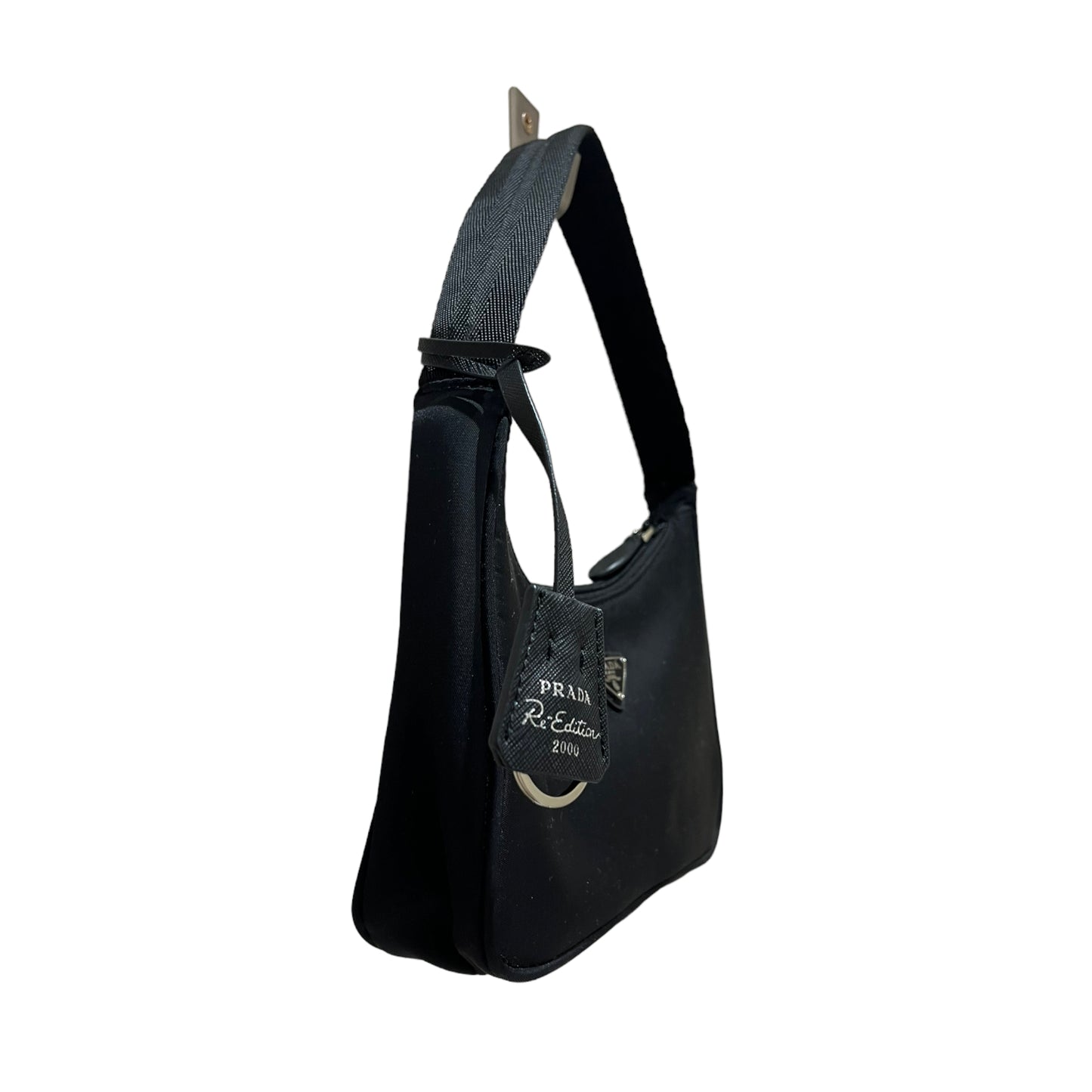 Prada Black Nylon Re-Edition Mini Bag