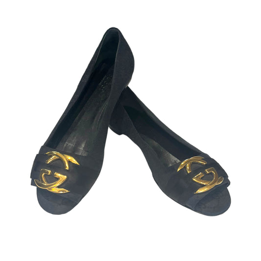 Gucci Black Ballet Pumps