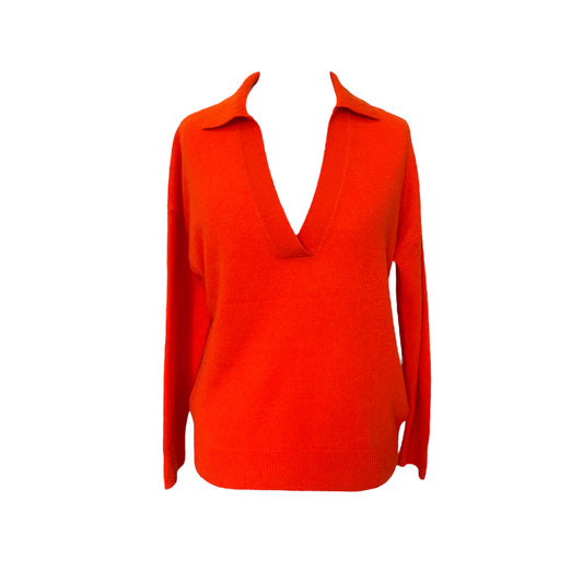 Massimo Dutti Orange Cashmere Jumper