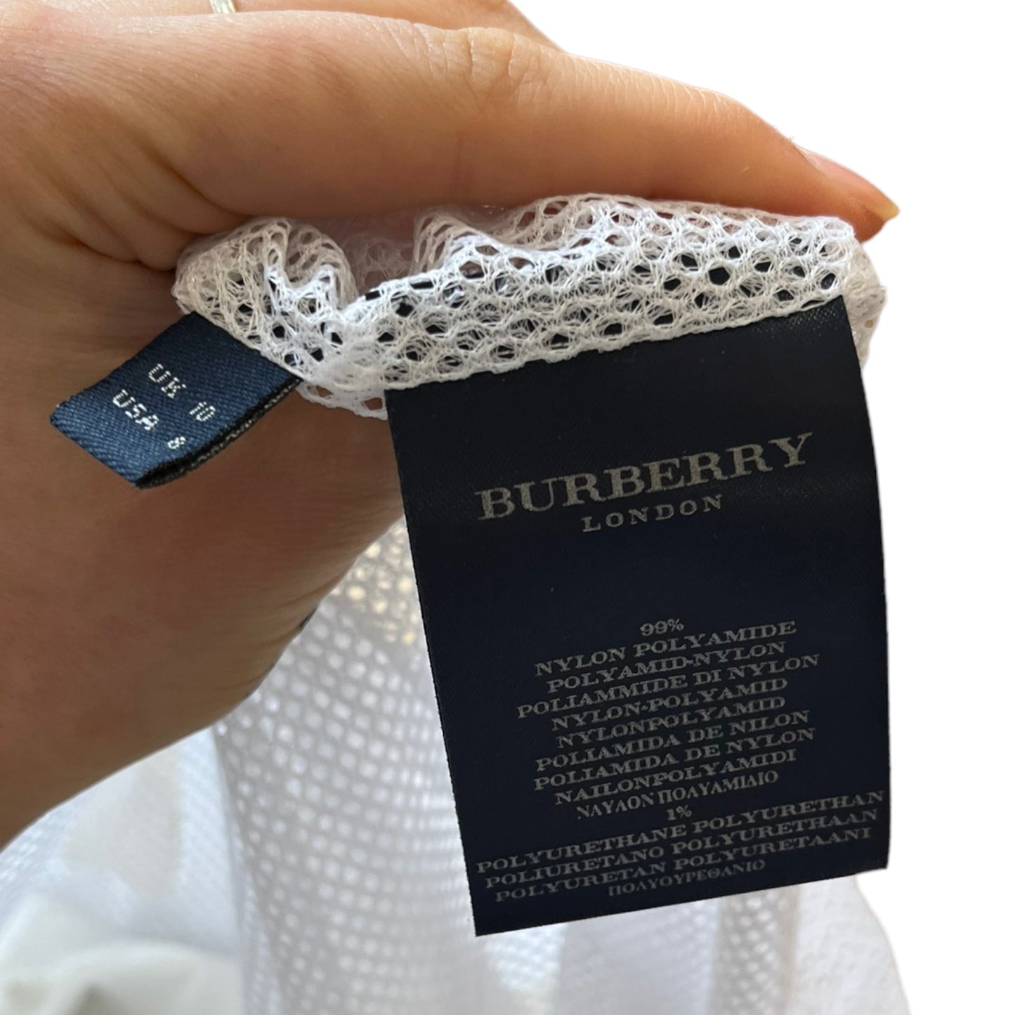 Burberry White Trench Coat