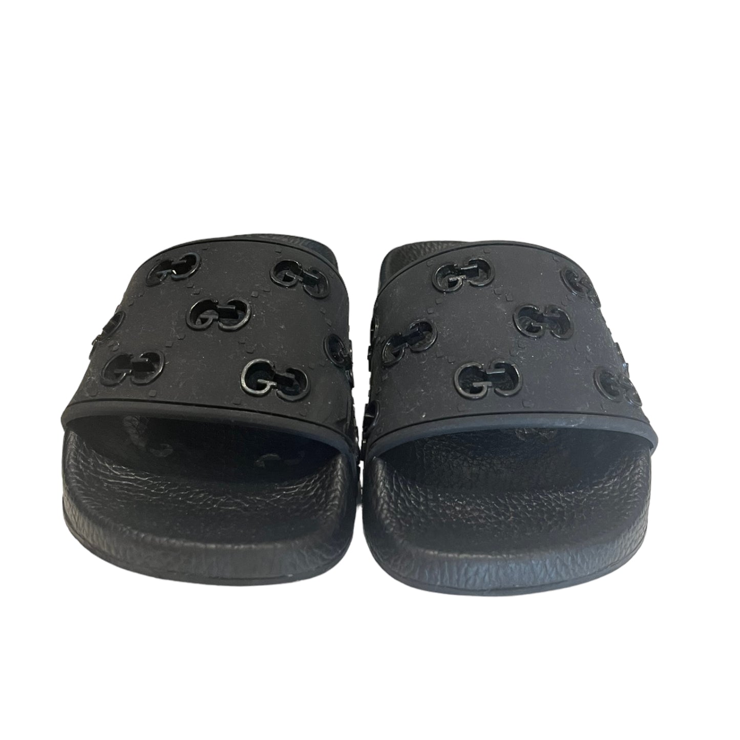Gucci Black Slider Sandals