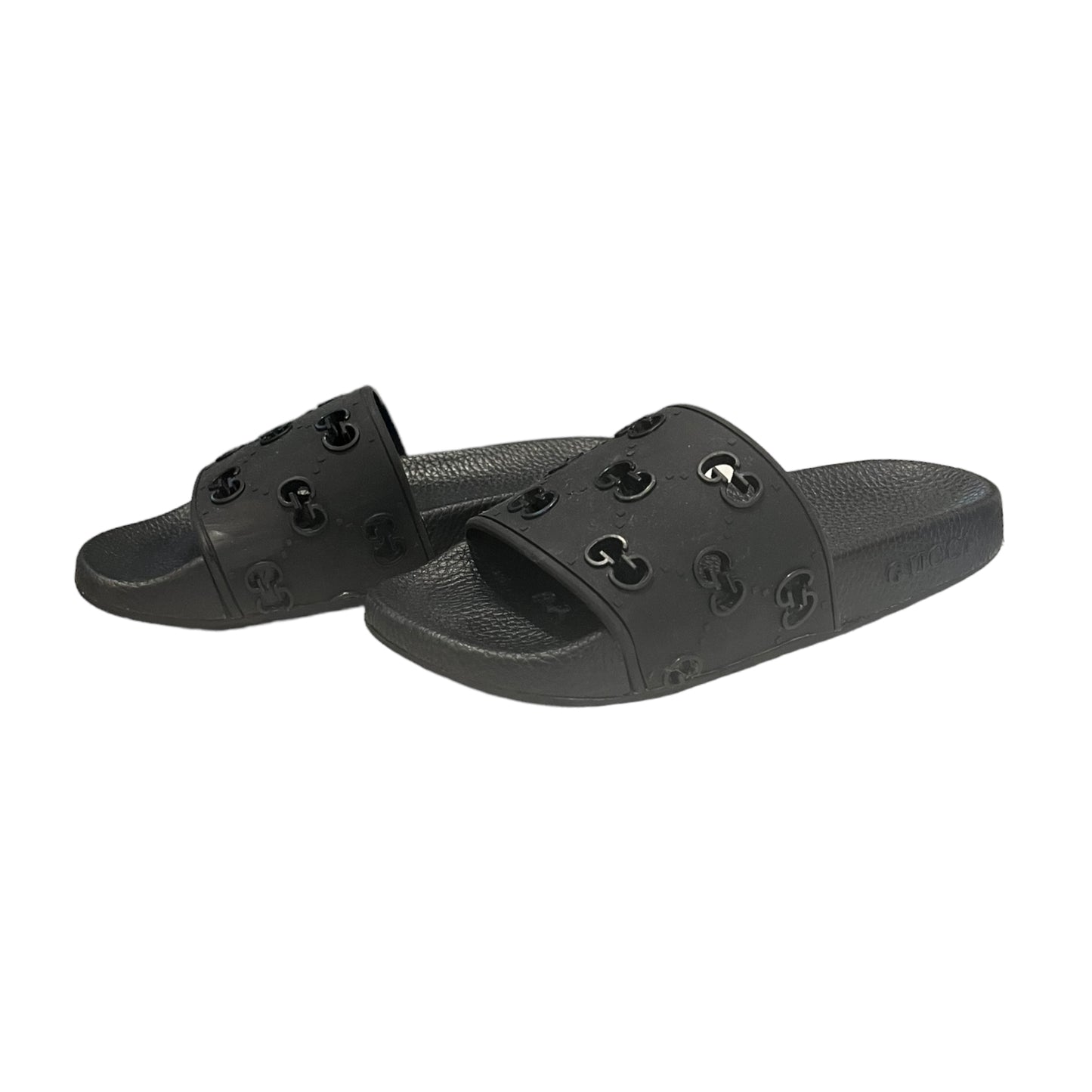 Gucci Black Slider Sandals