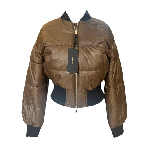 NEW Massimo Dutti Brown Puffer Jacket