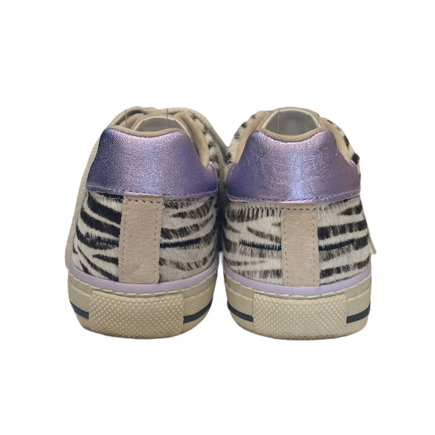 D.A.T.E. Lilac and Zebra Print Trainers