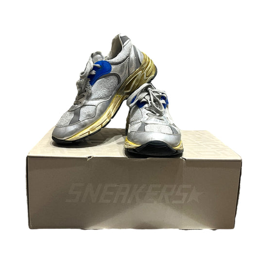 Golden Goose Silver 'Dad-Star' Trainers