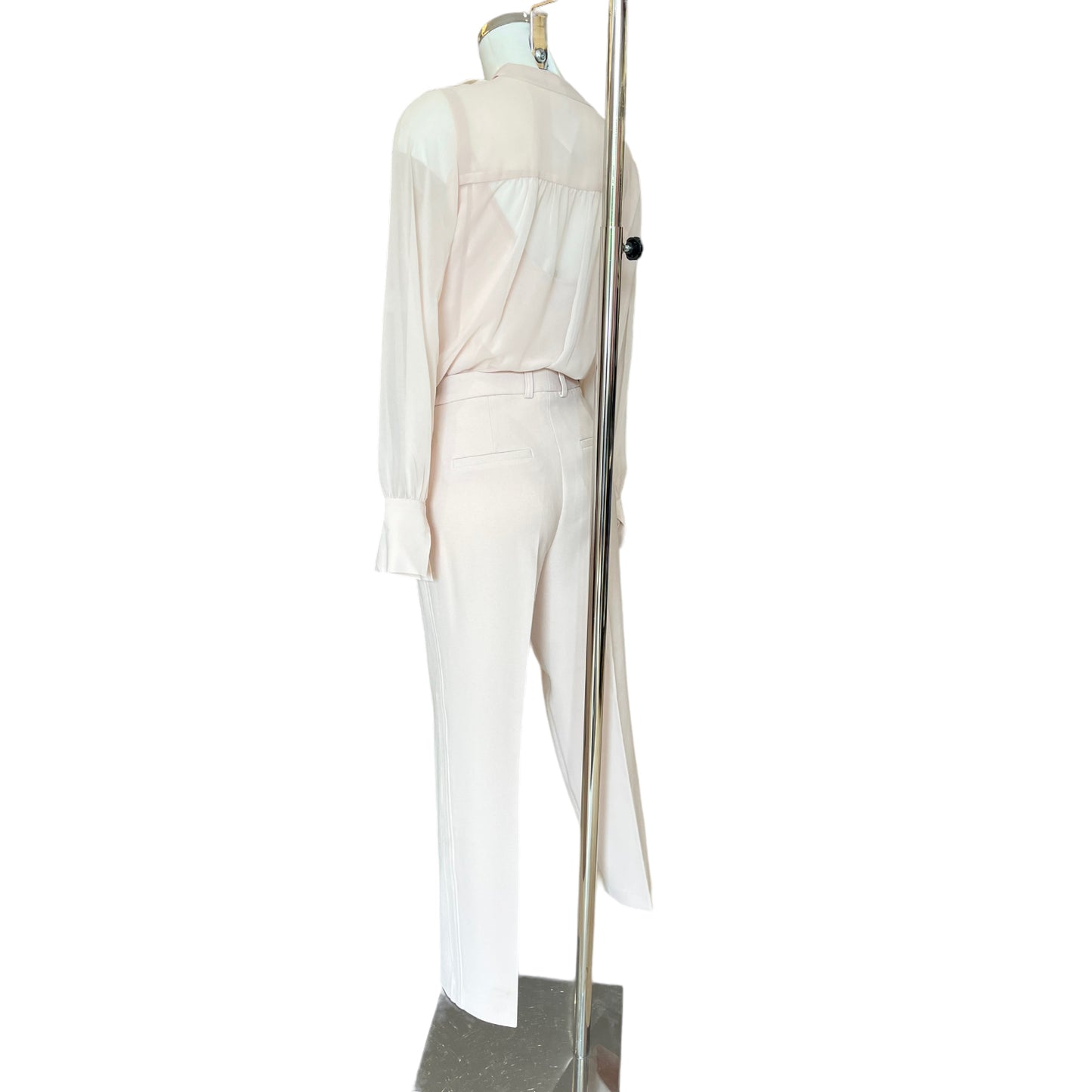 Riani Pale Three Piece Pink Trouser Suit