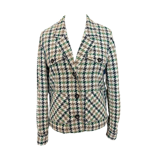 Mos Mosh Cream and Green Check Jacket