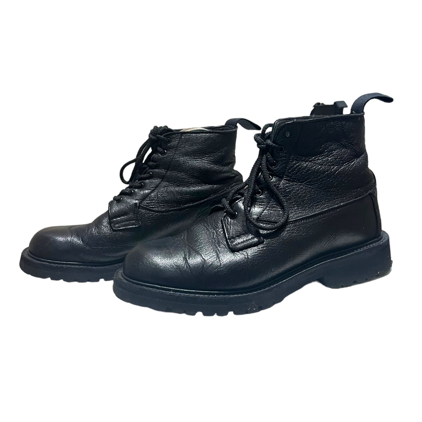 Tricker's Black Handmade Lace Up Boots