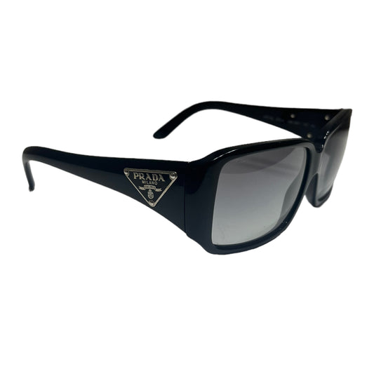 Prada Black Rectangular Sunglasses
