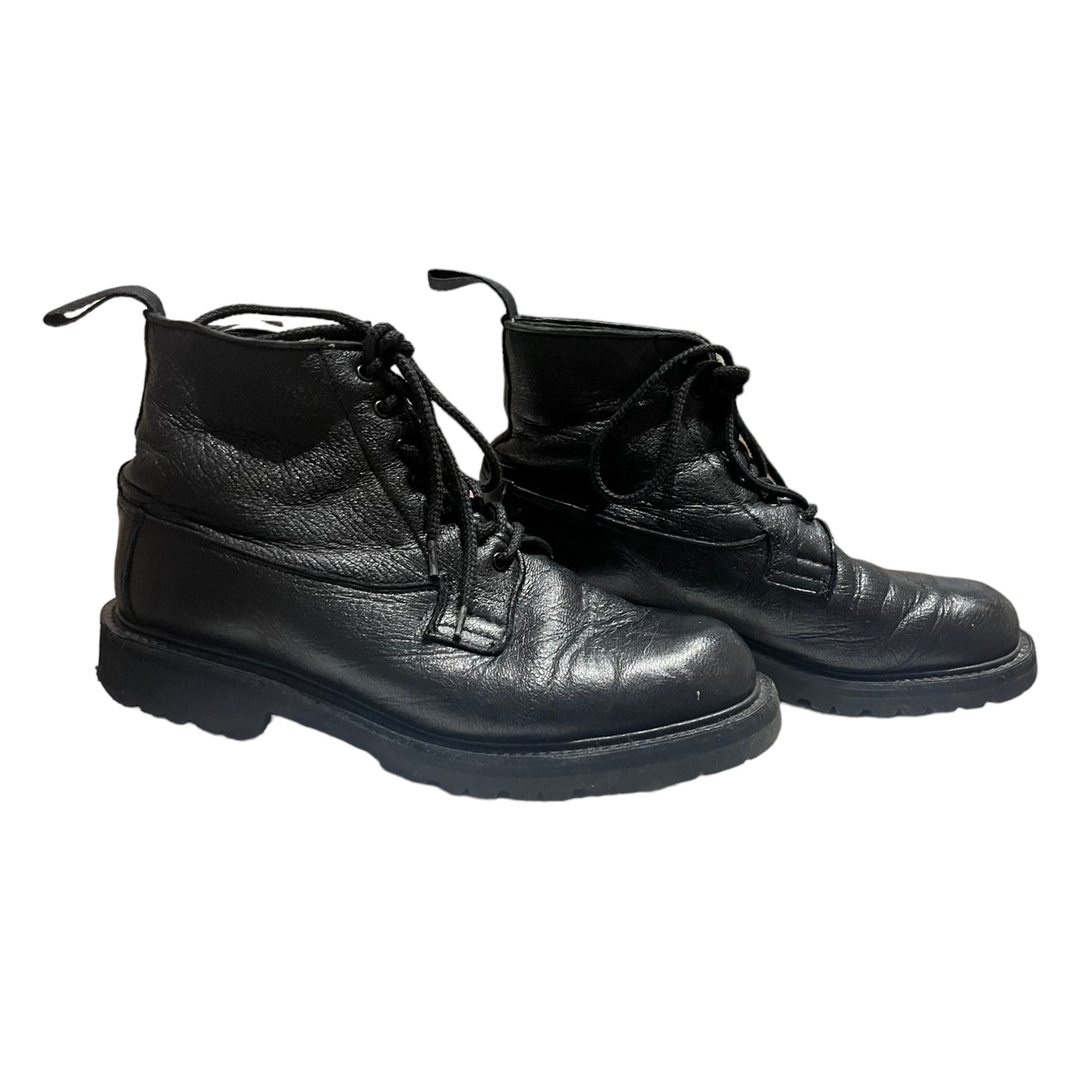 Tricker's Black Handmade Lace Up Boots
