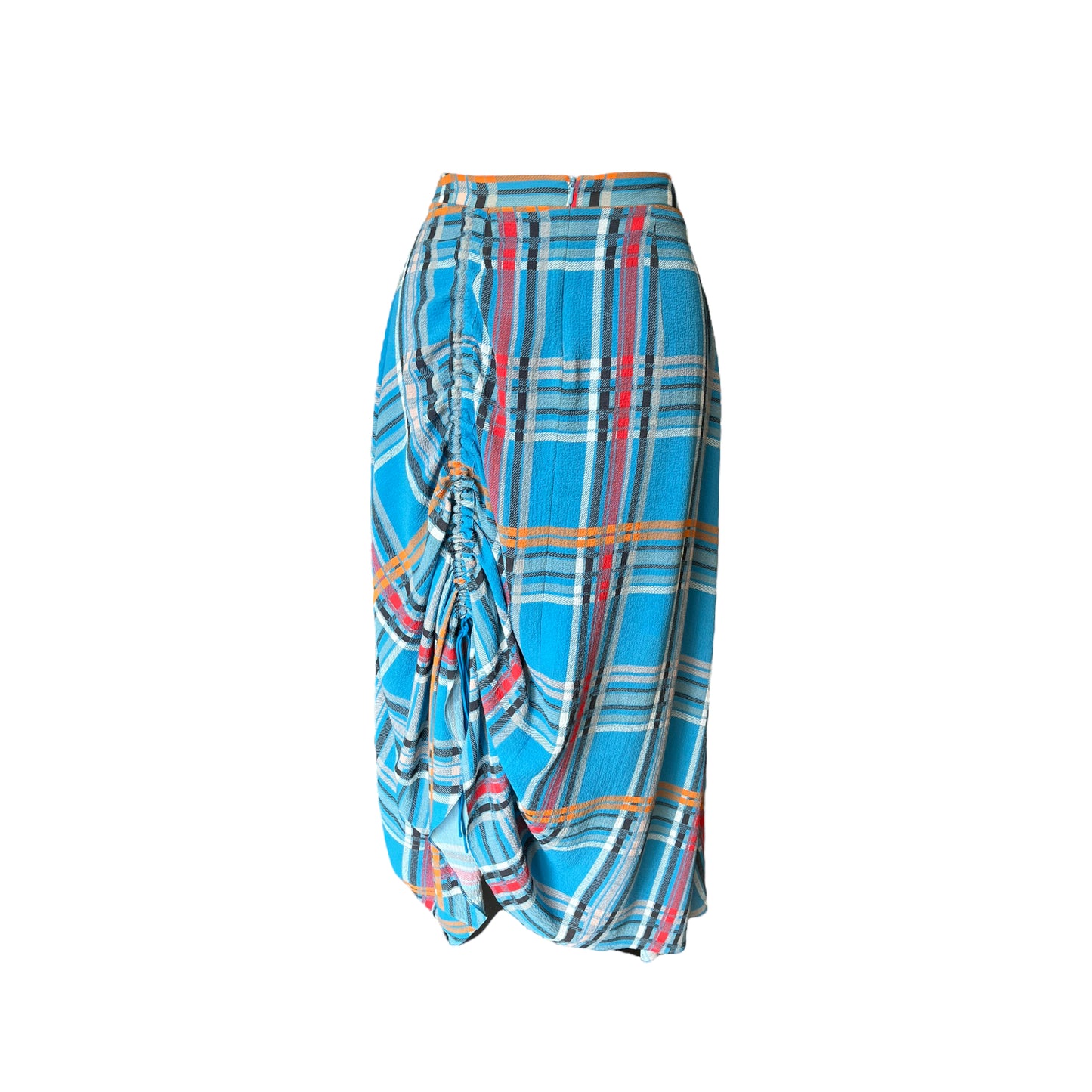 Preen Blue Tartan Skirt