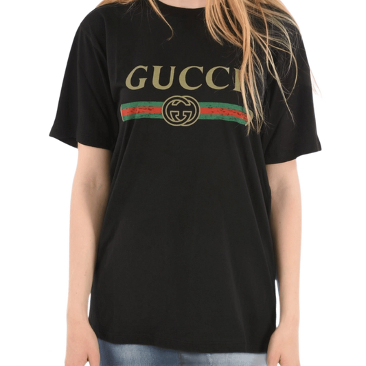 Gucci Black T-Shirt - Size S / UK 10
