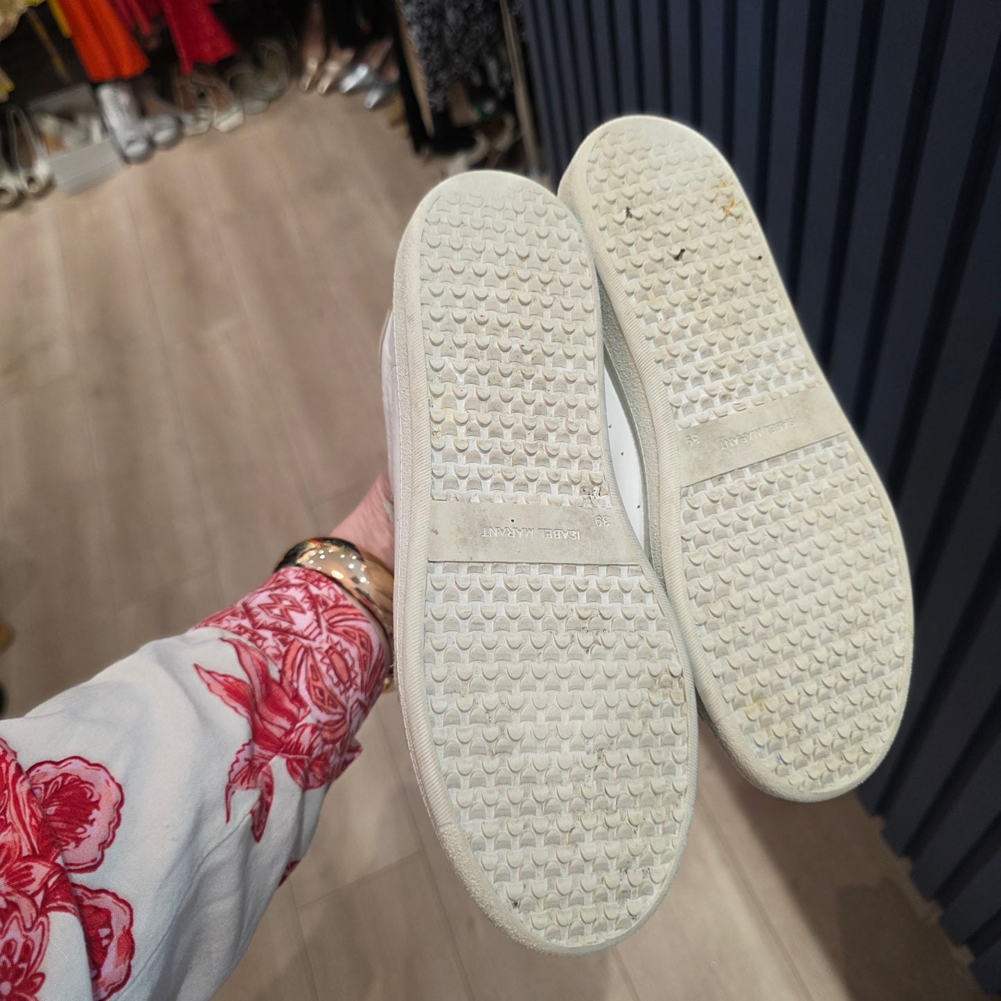 Isabel Marant White Beth Trainers  - 39
