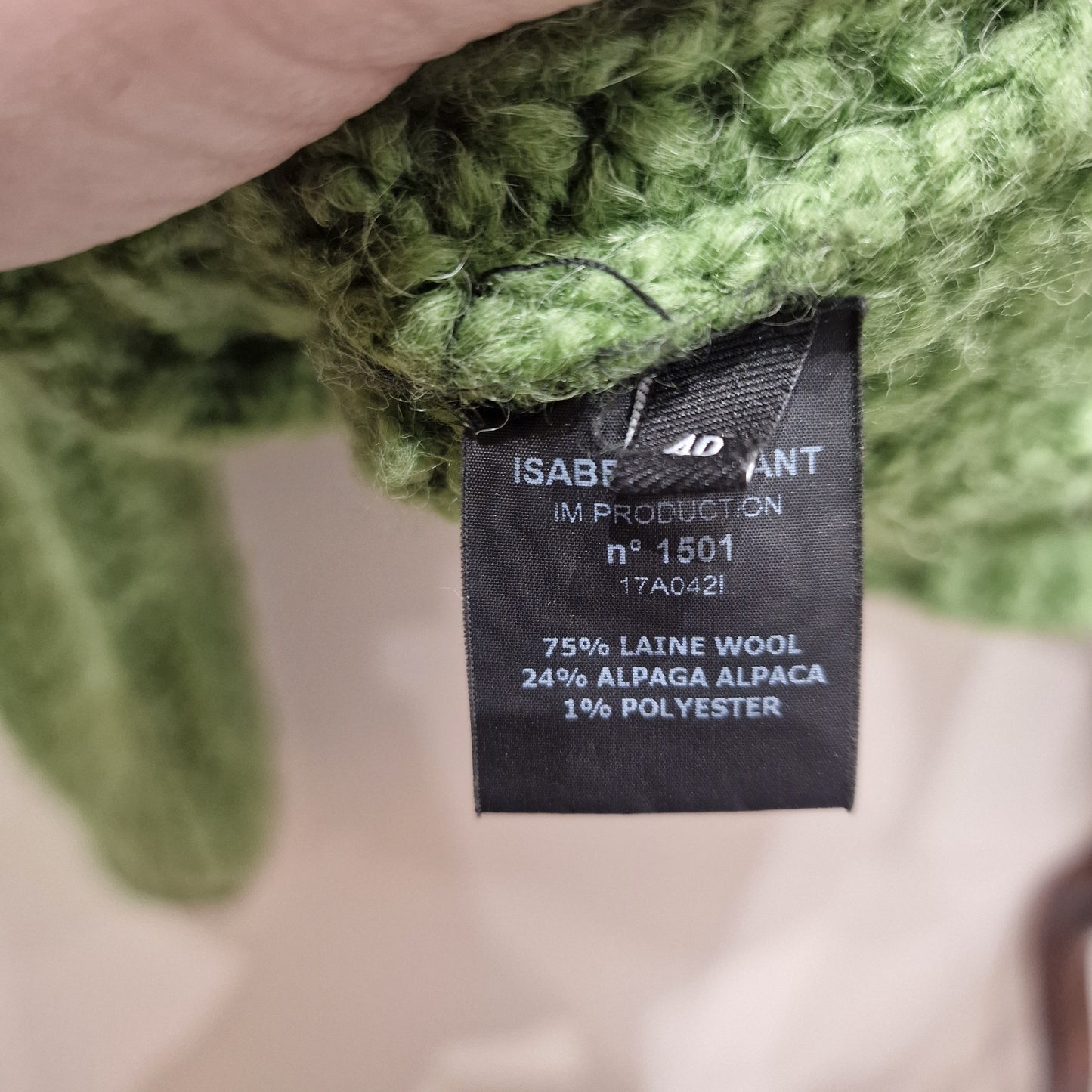 Isabel Marant Farran Wool Sweater, Peridot Green - 12/14