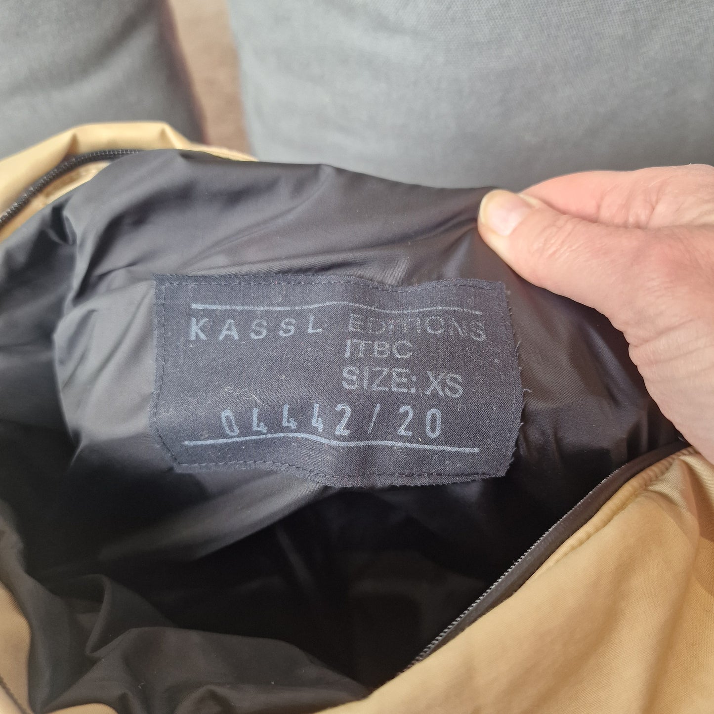 Kassl Editions Camel Padded Pouch