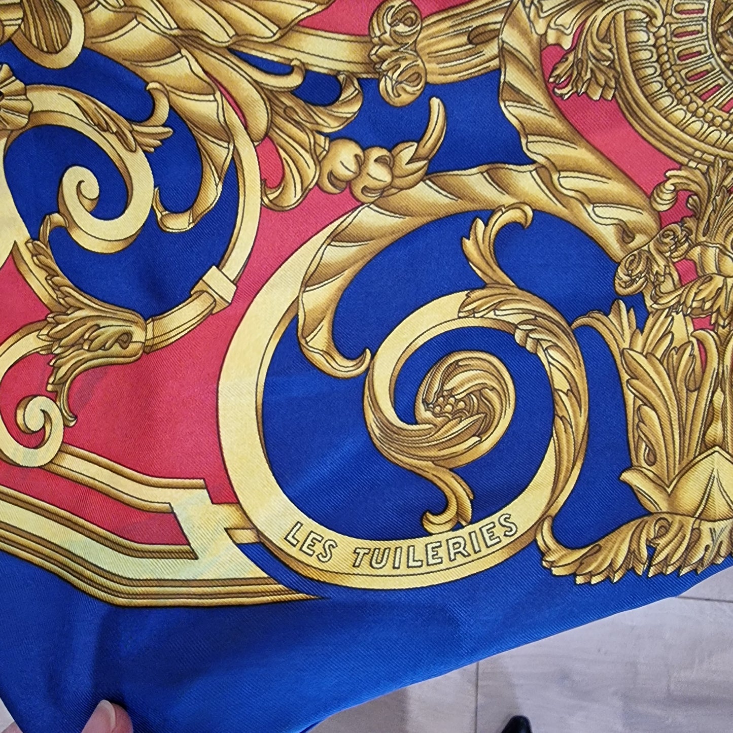 Hermès Les Tuileries Silk Scarf