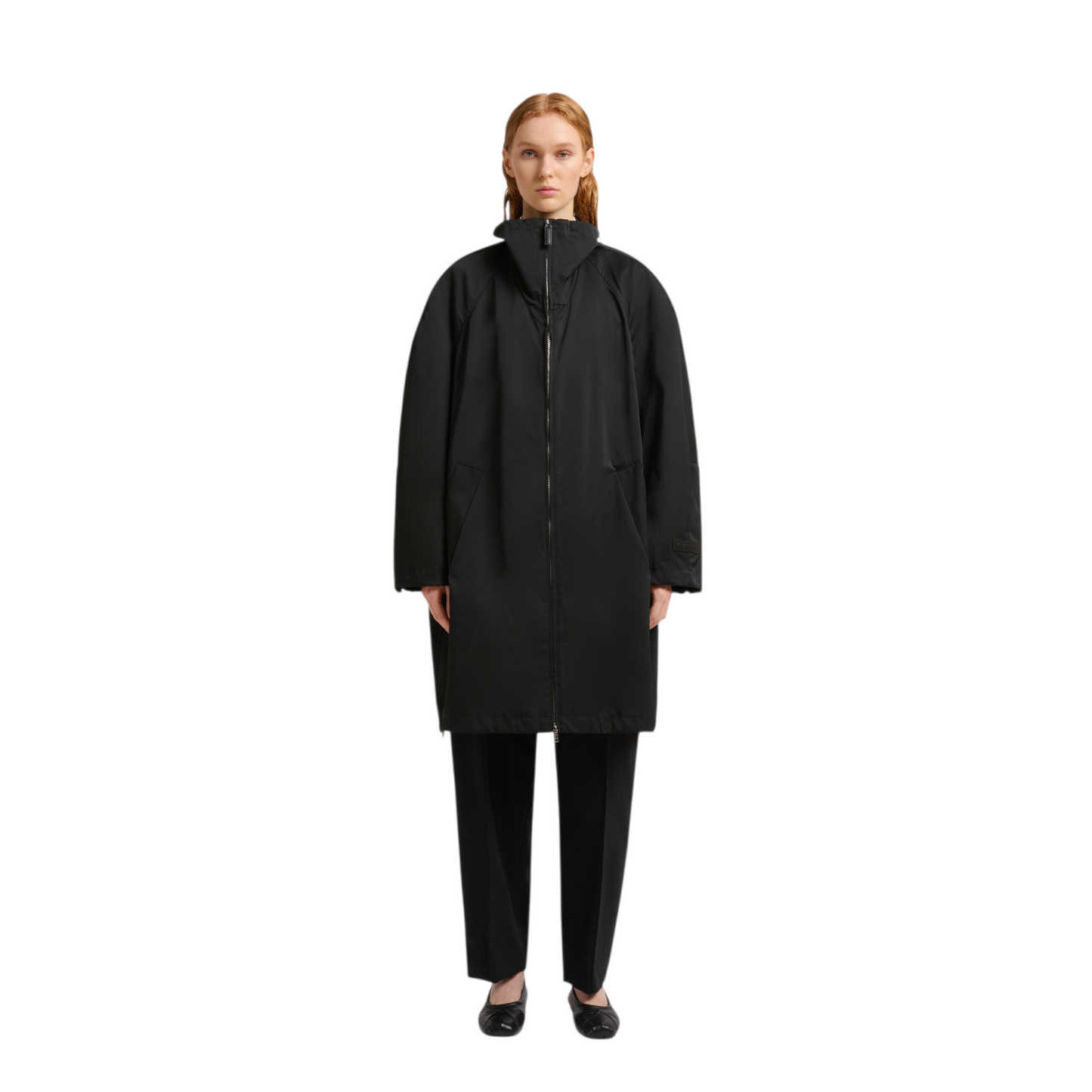 Marni Black Satin Parka UK 10/12
