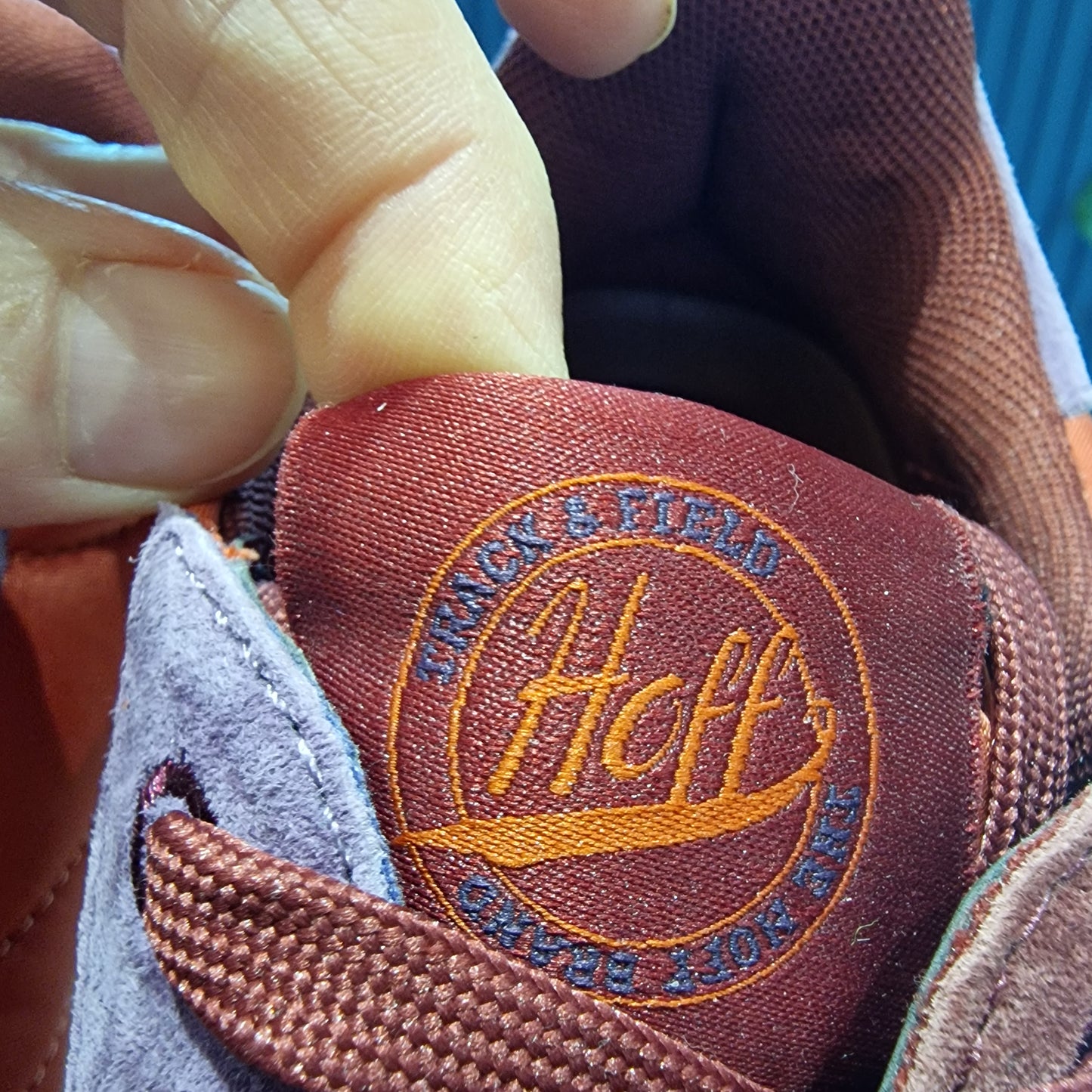 Hoss 'Naxos' Maroon and Orange Trainers - 4