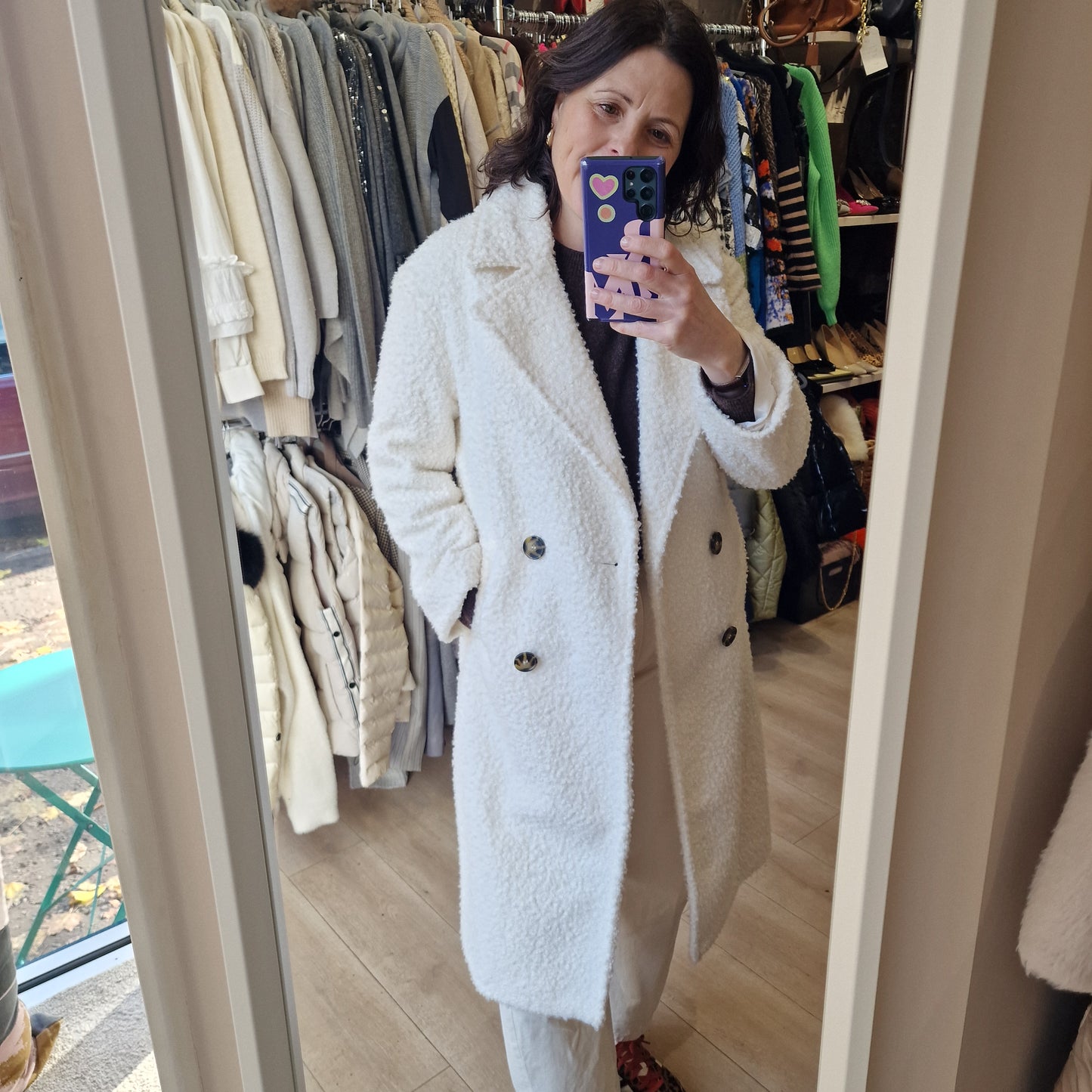 Fabio Lisandro Cream Coat - 12