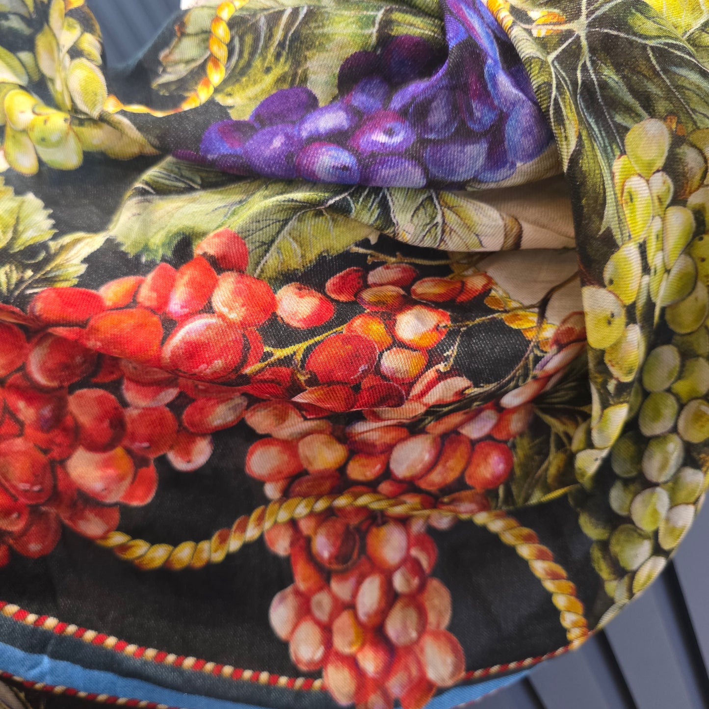 Dolce & Gabbana Vineyard Print Cashmere Blend Shawl