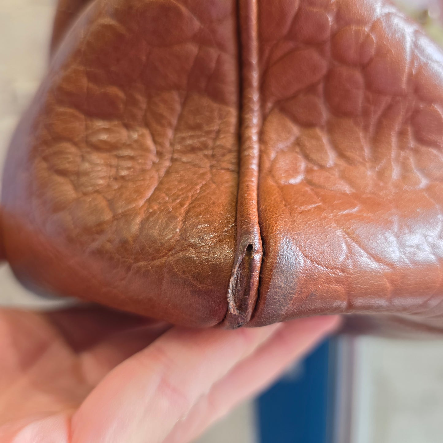 Mulberry Croc Tan Bayswater