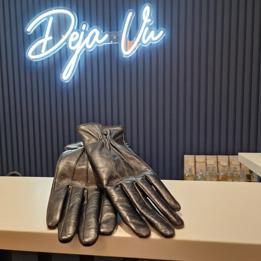 Marc Cain Black Leather Gloves