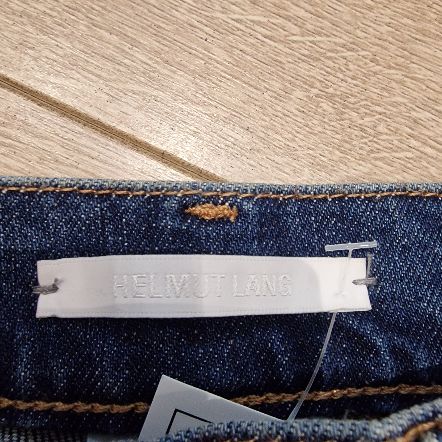 Helmut Lang High Waisted Straight Leg Denims - 28