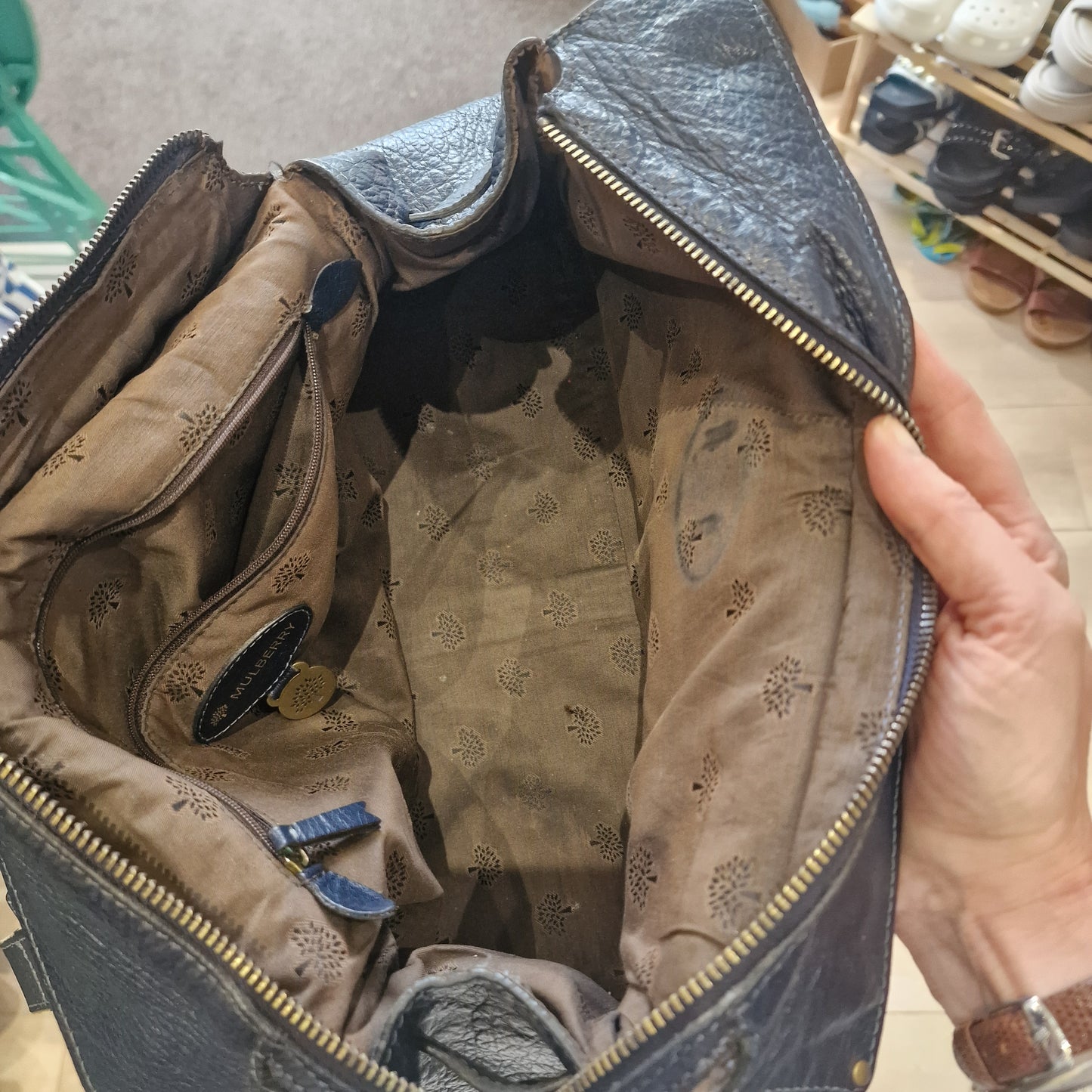 Mulberry Smithfield Navy Bag