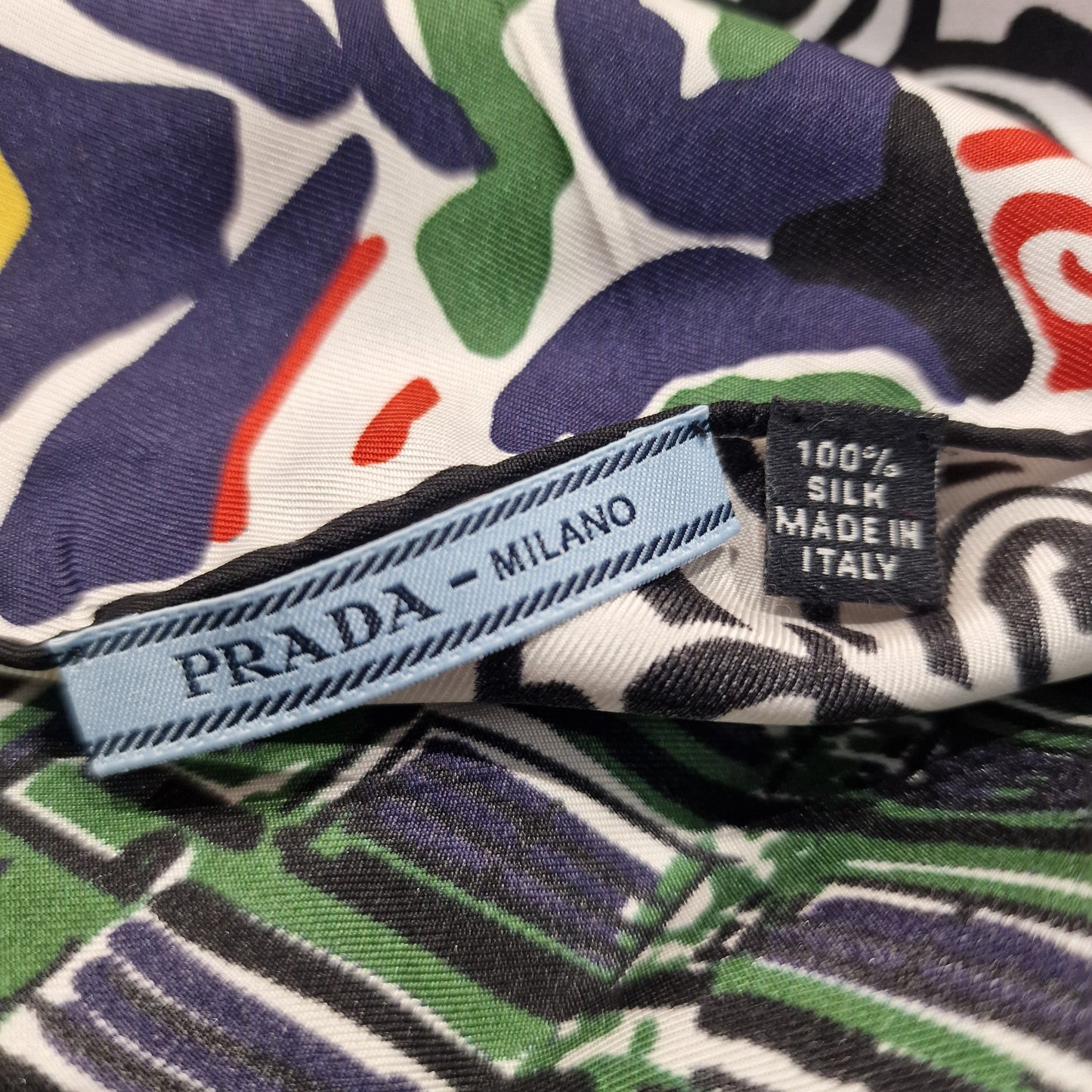 Prada Pittoresque 90 x 90 Silk Scarf