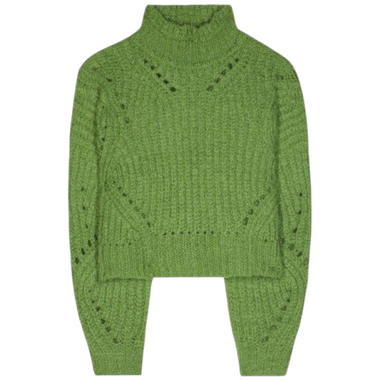 Isabel Marant Farran Wool Sweater, Peridot Green - 12/14