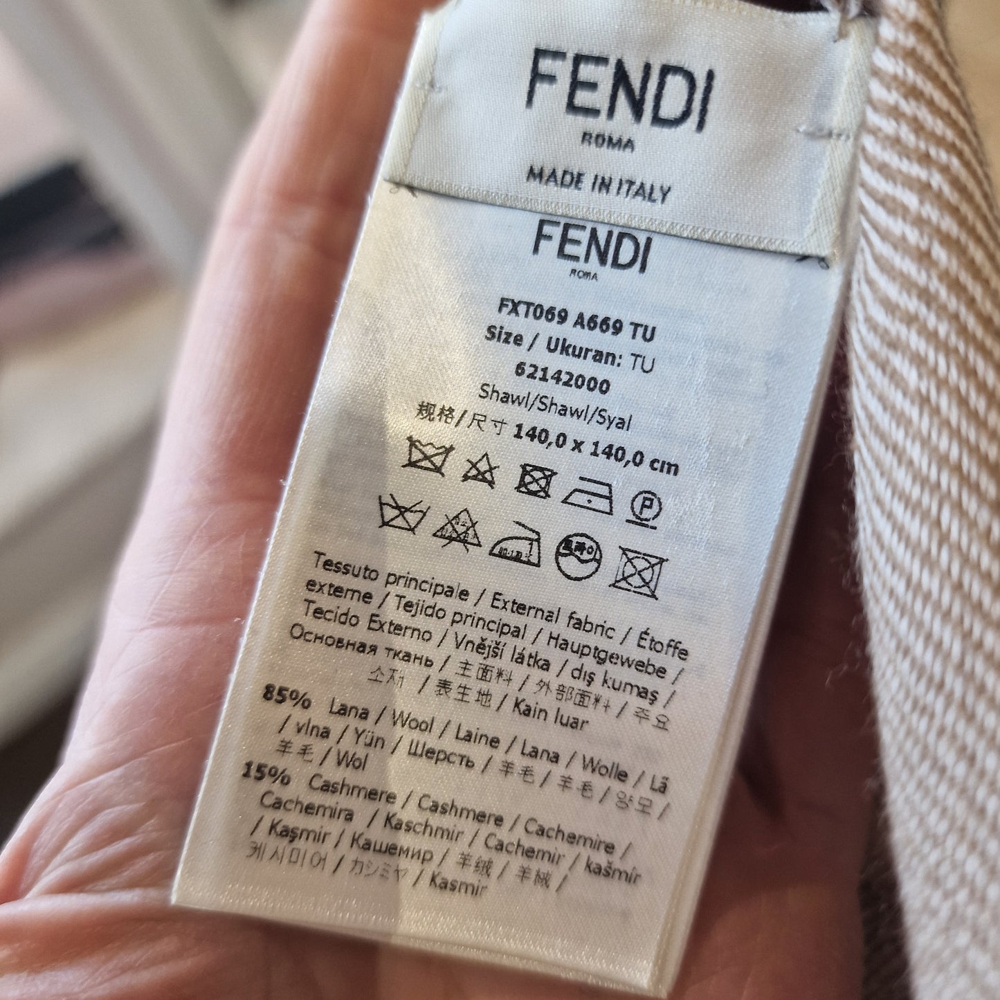 Fendi Logo Shawl