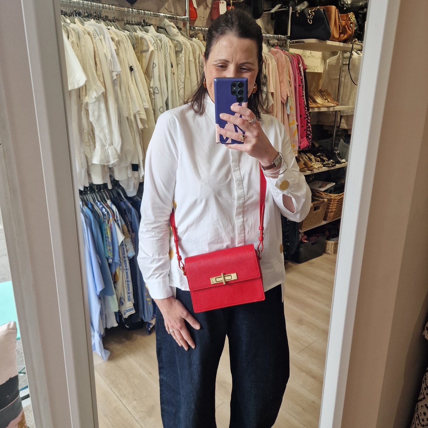 Kurt Geiger Red Crossbody Bag