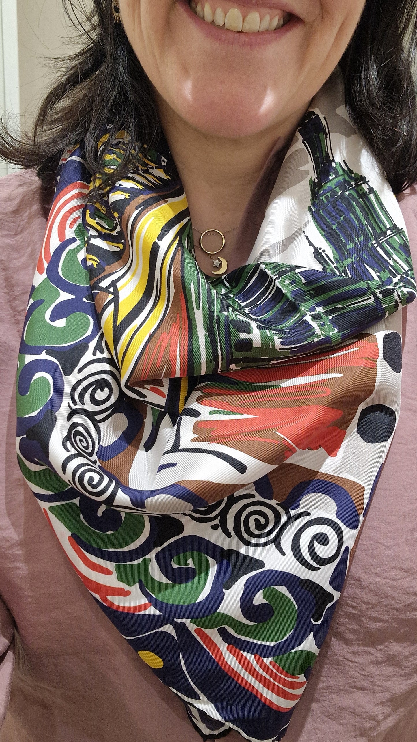 Prada Pittoresque 90 x 90 Silk Scarf